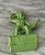 Figura plástica verde de indio 13 cm, sem marca - Imagem 6
