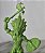 Figura plástica verde de indio 13 cm, sem marca - Imagem 2