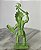 Figura plástica verde de indio 13 cm, sem marca - Imagem 4