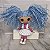 Mini Lalaloopsy Mittens fluff N Stuff cabelos azuis 8 cm cabelos cortados - Imagem 1