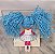 Mini Lalaloopsy Mittens fluff N Stuff cabelos azuis 8 cm cabelos cortados - Imagem 5
