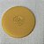 Futebol de botao amarelo com sigla CBF, 4 cm de diametro - Imagem 3