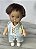Boneco menino toddler de plastico cabeça de borracha sem marca, 10 cm - Imagem 1