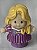 Bonecas Little People princesas Disney Rapunzel, Aurora e Cinderela - Imagem 4