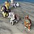 Miniatura Disney Palace Pets 4 cm, lote de 5 variados - Imagem 6