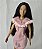 Pocahontas Disney store, cabeça de 2009, corpo de 2010 vestido rosa de cartela, earth dance fashion de 1995 - Imagem 2