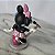 Miniatura Disney Minnie cantora Rock star de colar de pérolas 9 cm Disney Store 2014 - Imagem 4