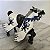 Miniatura de vinil Papo 2006, cavalo do Rei Dragão azul 9 cm de altura e 11 cm comprimento - Imagem 3