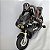 Motocicleta Kawasaki Ninja ZX-7 42 cm comprimento 30 cm sem controle remoto Green corpo 1989 - Imagem 3