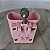 Cesta rosa com luz para bicicleta Ride 'N Shine da Barbie Mattel 1997 - Imagem 5