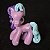 My Little Pony Lavender Lake 5 cm Ponyville Hasbro 2006 - Imagem 1