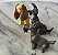 Miniatura Disney 3 personagens 5 cm de A dama e o Vagabundo: dama ; vagabundo; Jack/ Joca - Imagem 3