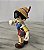 Miniatura Disney Bullyland Alemanha de pinoquio 7 cm, pintado a mão - Imagem 3