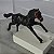 Anos 70, Cavalo preto com freio vermelho da marca Timpo Toys 9x5cm - Imagem 4