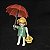 Playmobil Trol Velho Oeste, dama com guarda sol.e cestinha - Imagem 1