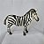 Miniatura de vinil Schleich 2008 de zebra femea, egua, 11 cm comprimento, 9 cm de altura - Imagem 1