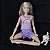 Barbie bem articulada medita comigo dia e noite Mattel 2022, incompleta, c/danos - Imagem 1