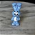 Miniatura de vinil solido coelho azul Sansão Monica, Turma da Monica, 5 cm - Imagem 1