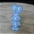 Miniatura de vinil solido coelho azul Sansão Monica, Turma da Monica, 5 cm - Imagem 3