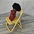 Boneca bebe negra estatica Lucky doll 7 cm anos 80 - Imagem 4