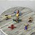 Miniatura de plástico aviões e helicópteros kinder ovo e outros srm marca, lote de 6 - Imagem 1