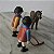 Playmobil, .casal de bonecos Geobra 1974 e cavalo - Imagem 6