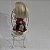 Bebe articulada 9 cm da M & C toys vestido de crochet artesamal - Imagem 4