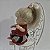 Bebe articulada 9 cm da M & C toys vestido de crochet artesamal - Imagem 2