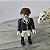 Playmobil, um cavalo branco com pintas marrom e um boneco cavaleiro - Imagem 2