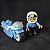 Lego duplo, policial na motocicleta azul - Imagem 1