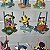 Anos 90, 9 bonecos roqueiros variados Hanna Barbera promocional Elma Chips - Imagem 3