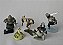 Playset miniaturas de vinil Dreamworks 5 personagens do Kunf Fu Panda 4,5 a 6 cm - Imagem 1