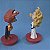 Bonecos Disney / Henson Bobble head Miss Piggy e Animal 9 cm do Muppet Showcom base promocional Cinemark 2011 - Imagem 2