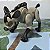 Miniatura Disney hiena articulado com movimento , 10 cm , do Rei Leão Mattel 1994 - Imagem 1
