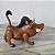 Miniatura Disney de Pumba articulado 9 cm comp 7 cm altura do Rei Leão, col. Burger king anos 90 - Imagem 5
