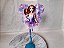 Mini Barbie fairytale Magic doll roxa - falta arquinho na cabeça Mattel 15cm - Imagem 1