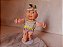Boneca CPK, cabbage patch kid , corpo de pano cabeça de vinil, 20.cm de altura - Mattel 1996  usada - Imagem 1