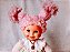 Anos 80 boneca feijãozinho cabelo rosa da Estrelaa - Imagem 2