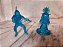 Miniatura figura holográfica da princesa Amidala e Boba Fett  8 e 7,5 cm de altura da Guerra nas Estrelas LFL 2007 - Imagem 1