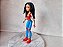 Boneca Mulher Maravilha treinamento coleção super hero girls DC comics, 30cm faltam tiaram e capa - Imagem 3