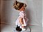 Boneca Molly da Estrela anos 80, vestido original com adição de renda inglesa para complementar partes danificadas , usada 50cm - Imagem 9