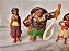 Miniatura de vinil estática de Moana, Maui, Tui e Sina desenho Moana Disney - Imagem 3