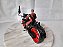 Figura de ação foot soldier (11  cm)  na sua moto dragão incompleto  col. Tartarugas ninja ,23cm de comprimento e 11 cm de altura - Imagem 4
