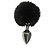 Plug Metal Rabinho Pompom - tam. M - Imagem 4