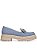 Loafer Jeans Laço Brilhante Solado Tratorado - Imagem 1