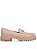 Loafer Nude com detalhe Frontal Dourado - Imagem 1