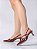 Scarpin Burgundy Verniz Salto Taça Slingback - Imagem 3