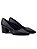 Scarpin Lia Preto Salto Bloco Médio - Imagem 4