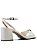 Sandália Off White Bia Salto Bloco Grosso - Imagem 3