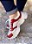 Tênis Sneaker Branco/Vermelho - Imagem 4